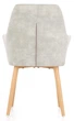 Krzesło do kuchni i salonu Halmar K287 Popielate (5905248117891) - obraz 6
