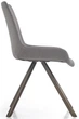 Krzesło do kuchni i salonu Halmar K290 Popielate (5905248117914) - obraz 4