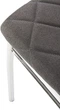 Стілець для кухні та вітальні Halmar K309 Темно-сірий (5905248118157) - зображення 6