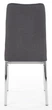 Стілець для кухні та вітальні Halmar K309 Темно-сірий (5905248118157) - зображення 7