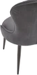 Krzesło do kuchni i salonu Halmar K366 Popielate (5905248118805) - obraz 5