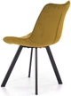 Krzesło do kuchni i salonu Halmar K332 Musztardowe (5905248118393) - obraz 2