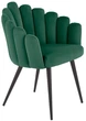 Krzesło do kuchni i salonu Halmar K410 ciemnozielone (5905248119451) - obraz 1