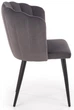 Стілець для кухні та вітальні Halmar K386 Сірий (5905248119093) - зображення 13