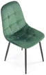 Стілець для кухні та вітальні Halmar K417 Темно-зелений (5905248119567) - зображення 8