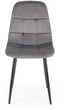 Стілець для кухні та вітальні Halmar K417 Сірий (5905248119581) - зображення 4