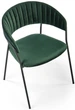Стілець для кухні та вітальні Halmar K426 Темно-зелений (5905248119710) - зображення 4