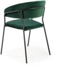 Стілець для кухні та вітальні Halmar K426 Темно-зелений (5905248119710) - зображення 6