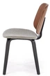Стілець для кухні та вітальні Halmar K563 Попелястий/Ореховий (5905248133020) - зображення 7