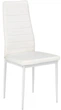 Стілець для кухні та вітальні Halmar K70 з екошкіри Білий (5905248121324) - зображення 1