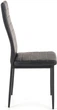 Стілець для кухні та вітальні Halmar K70 з екошкіри Чорний (5905248121348) - зображення 2