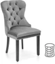 Стілець для кухні та вітальні Halmar Miya Сірий (5905248121584) - зображення 1