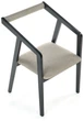 Стілець для кухні та вітальні Halmar Azul Сірий (5905248121638) - зображення 5