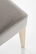 Krzesło do kuchni i salonu Halmar Clarion Popielate/Dąb miodowy (5905248121775) - obraz 7