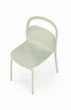 Krzesło do kuchni Halmar K490 plastikowe Miętowe (5905248125834) - obraz 6