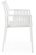 Krzesło do kuchni Halmar K492 plecione z podłokietnikami Białe (5905248125872) - obraz 14