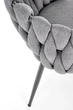 Стілець для кухні та вітальні Halmar K516 Попелястий (5905248126343) - зображення 2