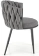 Стілець для кухні та вітальні Halmar K516 Попелястий (5905248126343) - зображення 10