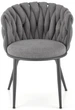 Стілець для кухні та вітальні Halmar K516 Попелястий (5905248126343) - зображення 11