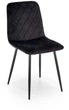 Стілець для кухні та вітальні Halmar K525 Чорний (5905248132030) - зображення 1