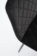 Стілець для кухні та вітальні Halmar K525 Чорний (5905248132030) - зображення 2