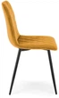 Стілець для кухні та вітальні Halmar K525 Гірчичний (5905248132047) - зображення 6