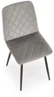 Стілець для кухні та вітальні Halmar K525 Попелястий (5905248132054) - зображення 9