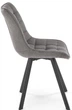 Krzesło do kuchni i salonu Halmar K549 Popielate (5905248132726) - obraz 6