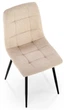 Стілець для кухні та вітальні Halmar K560 Бежевий (5905248132931) - зображення 9
