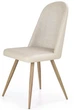 Krzesło do kuchni i salonu Halmar K214 ciemnokremowe (5905248117341) - obraz 1
