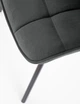 Krzesło do kuchni i salonu Halmar K332 Ciemnopopielate (5905248118355) - obraz 7