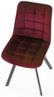 Стілець для кухні та вітальні Halmar K332 Бордовий (5905248118348) - зображення 7