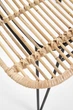 Krzesło do kuchni i salonu Halmar K337 z rattanu Naturalne (5905248118485) - obraz 5