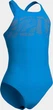 Купальник слитный для девушек Arena GRAPHIC SWIMSUIT V BACK голубой Дит 128 см - изображение 7
