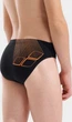 Плавки слипы для мальчиков Arena BRIGHT SWIM BRIEFS черный, оранжевый Дит 116 см - изображение 5