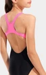 Купальник слитный для девушек Arena SUNRISE SWIMSUIT SWIM PRO BACK черный, бирюзовый, розовый Дети 164 см - изображение 5