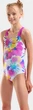Купальник закритий для дівчат Arena SPRAYING SWIMSUIT SWIM PRO BAC білий, рожевий Діти 164 см - зображення 1