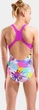 Купальник закритий для дівчат Arena SPRAYING SWIMSUIT SWIM PRO BAC білий, рожевий Діти 164 см - зображення 4