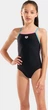 Купальник слитный для девушек Arena SWIMSUIT LIGHT DROP SOLID черный Дети 116 см - зображення 1