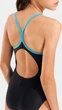 Купальник слитный для девушек Arena SWIMSUIT LIGHT DROP SOLID черный Дети 116 см - зображення 5