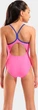 Купальник слитный для девушек Arena SWIMSUIT LIGHT DROP SOLID розовый Дети 140 см - изображение 4