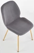 Стілець для кухні та вітальні Halmar K381 Сірий (5905248118997) - зображення 5