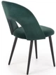 Стілець для кухні та вітальні Halmar K384 Темно-зелений (5905248119024) - зображення 6