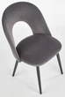 Стілець для кухні та вітальні Halmar K384 Сірий (5905248119048) - зображення 5