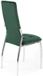 Стілець для кухні та вітальні Halmar K416 Темно-зелений (5905248119536) - зображення 4