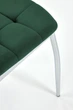 Стілець для кухні та вітальні Halmar K416 Темно-зелений (5905248119536) - зображення 9