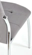 Стілець для кухні та вітальні Halmar K416 Сірий (5905248119550) - зображення 5