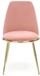 Krzesło do kuchni i salonu Halmar K460 ze złotym stelażem Różowe (5905248119901) - obraz 10