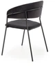 Стілець для кухні та вітальні Halmar K426 Чорний (5905248120969) - зображення 5