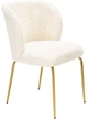 Стілець для кухні та вітальні Halmar K474 із золотим каркасом Кремовий (5905248121027) - зображення 1